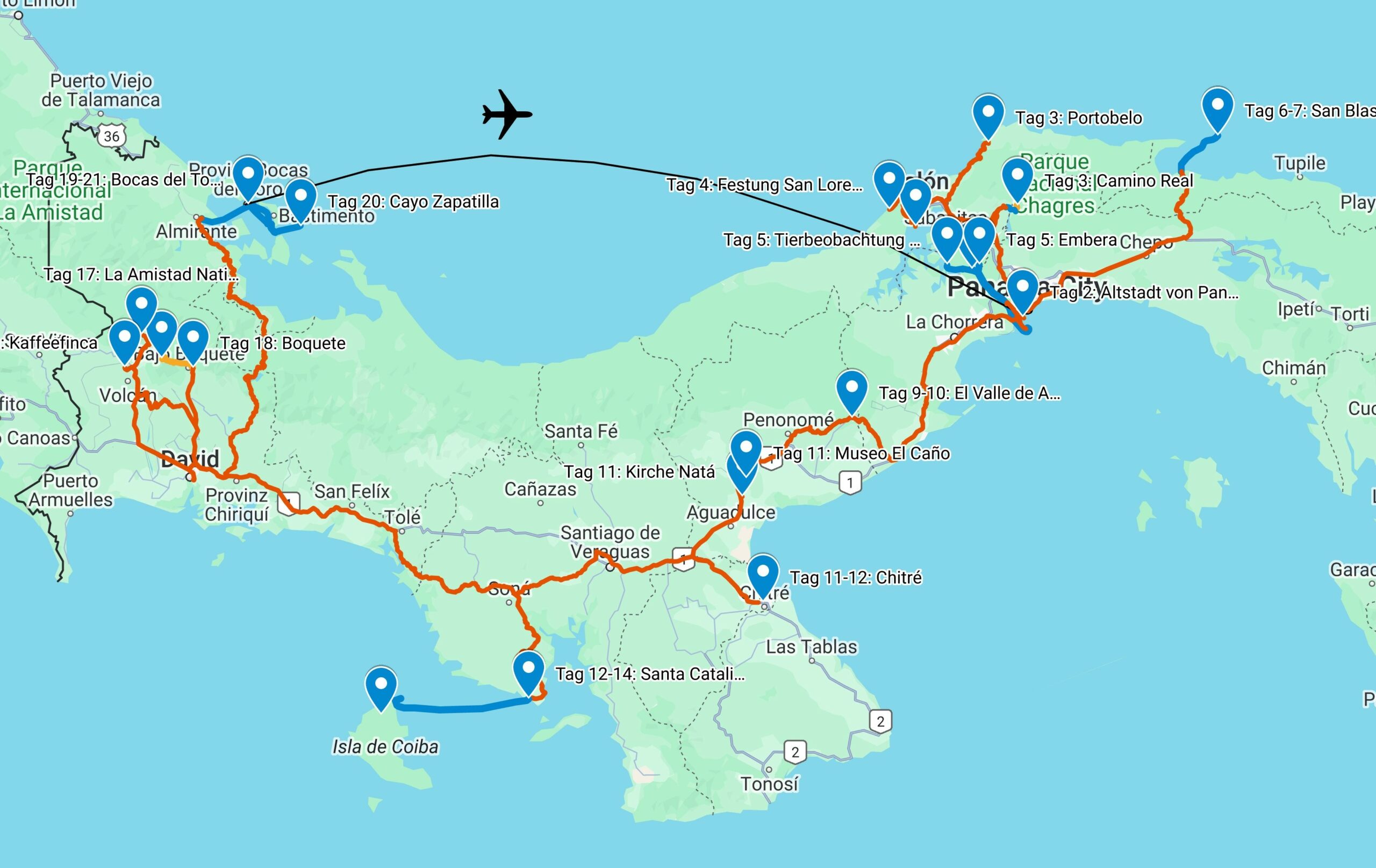 Panama Rundreise 3 Wochen
