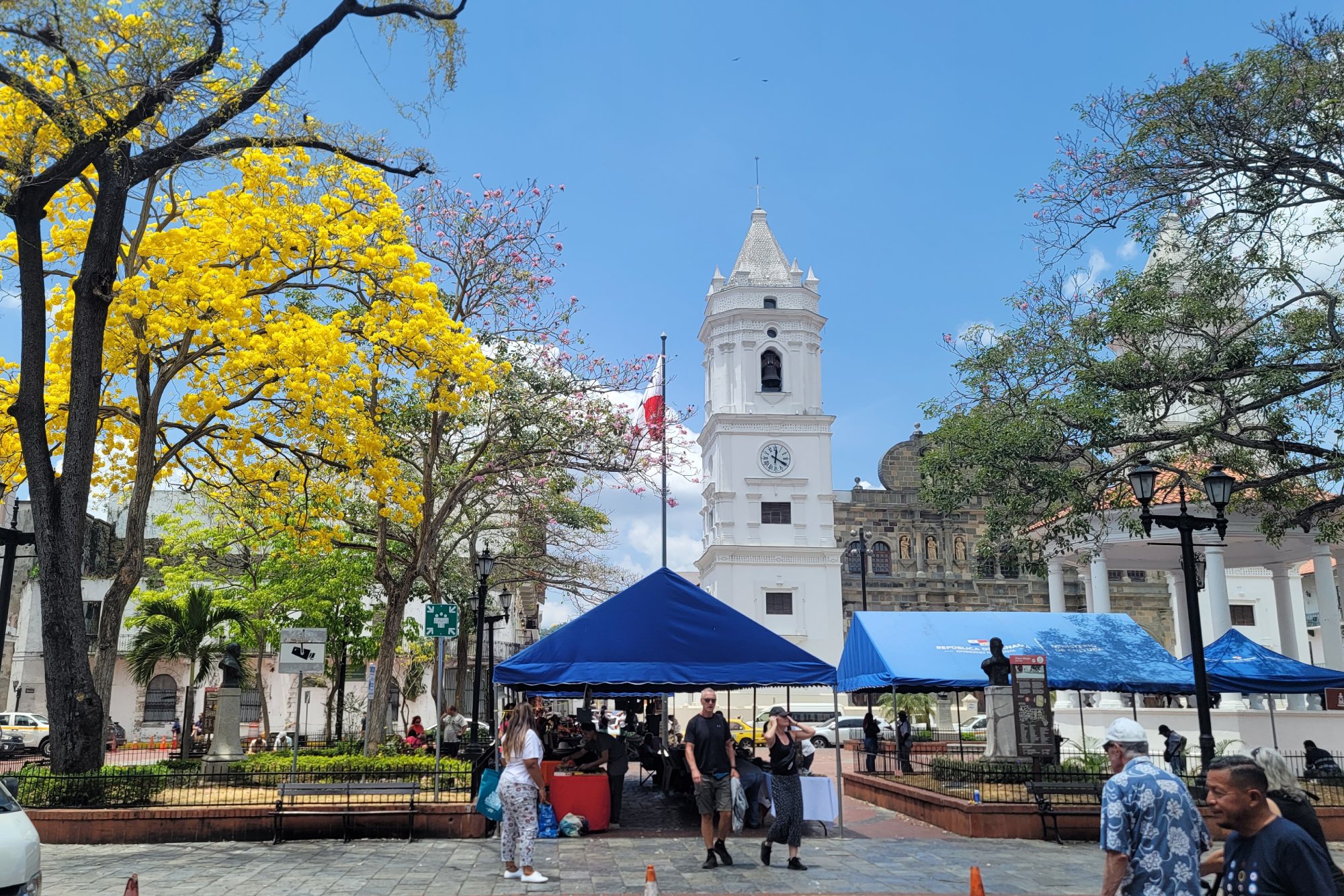 Plaza Mayor in der Altstadt von Panama